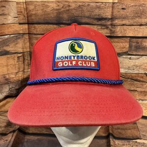 Honeybrook Golf Club Rope Trucker Hat Adjustable Snapback Patch Cap 100% Cotton
